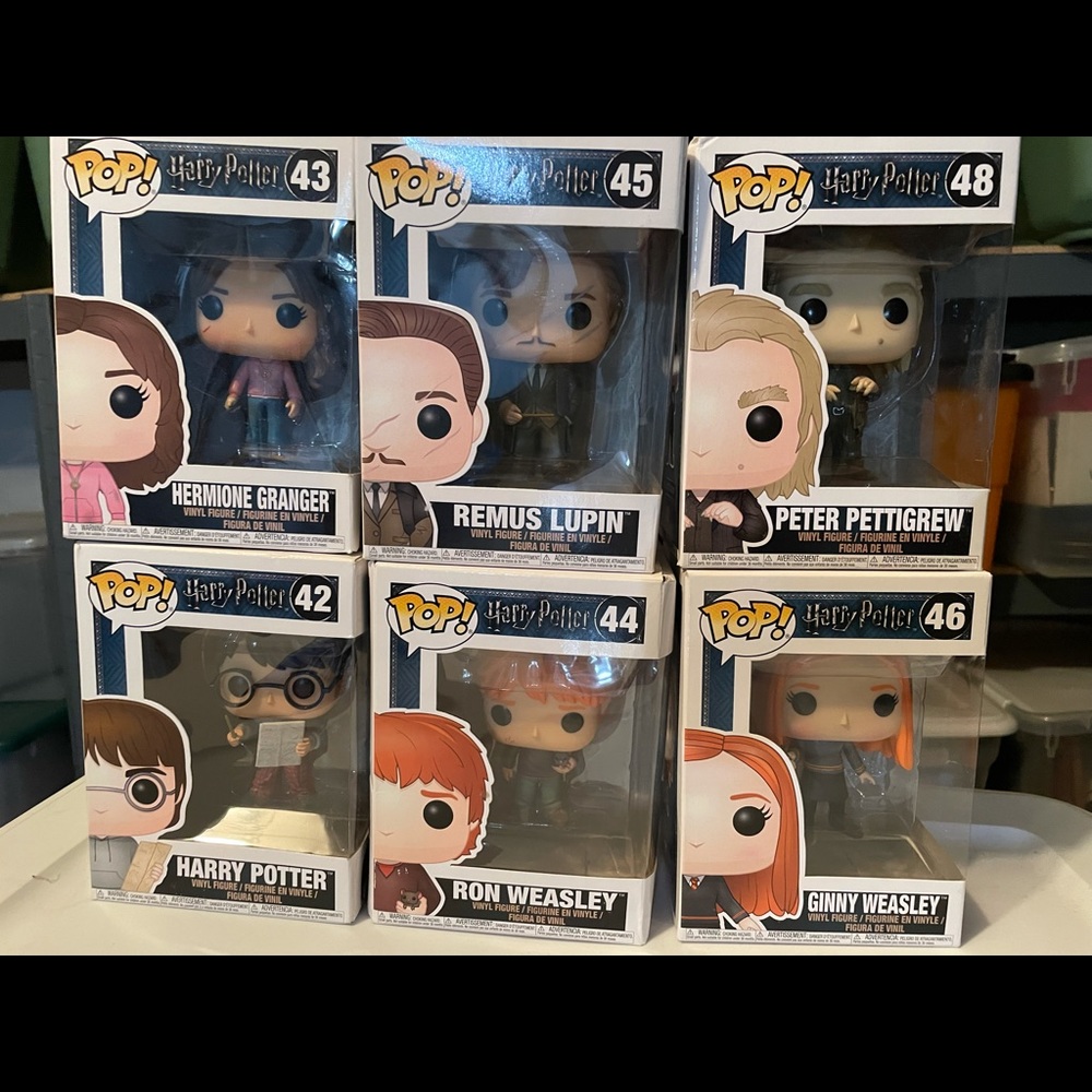 Harry Potter funko pop assortment.